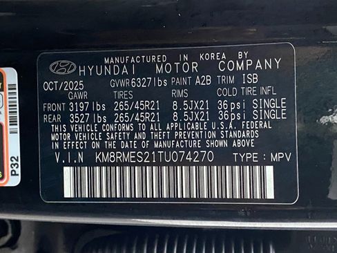 New 2026 Hyundai Palisade Calligraphy AWD/4WD image 38
