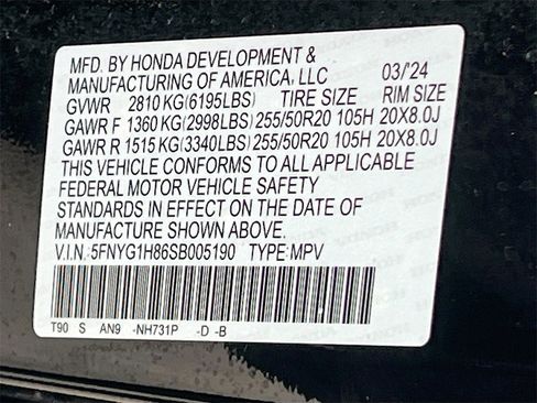 Used 2025 Honda Pilot Elite image 35