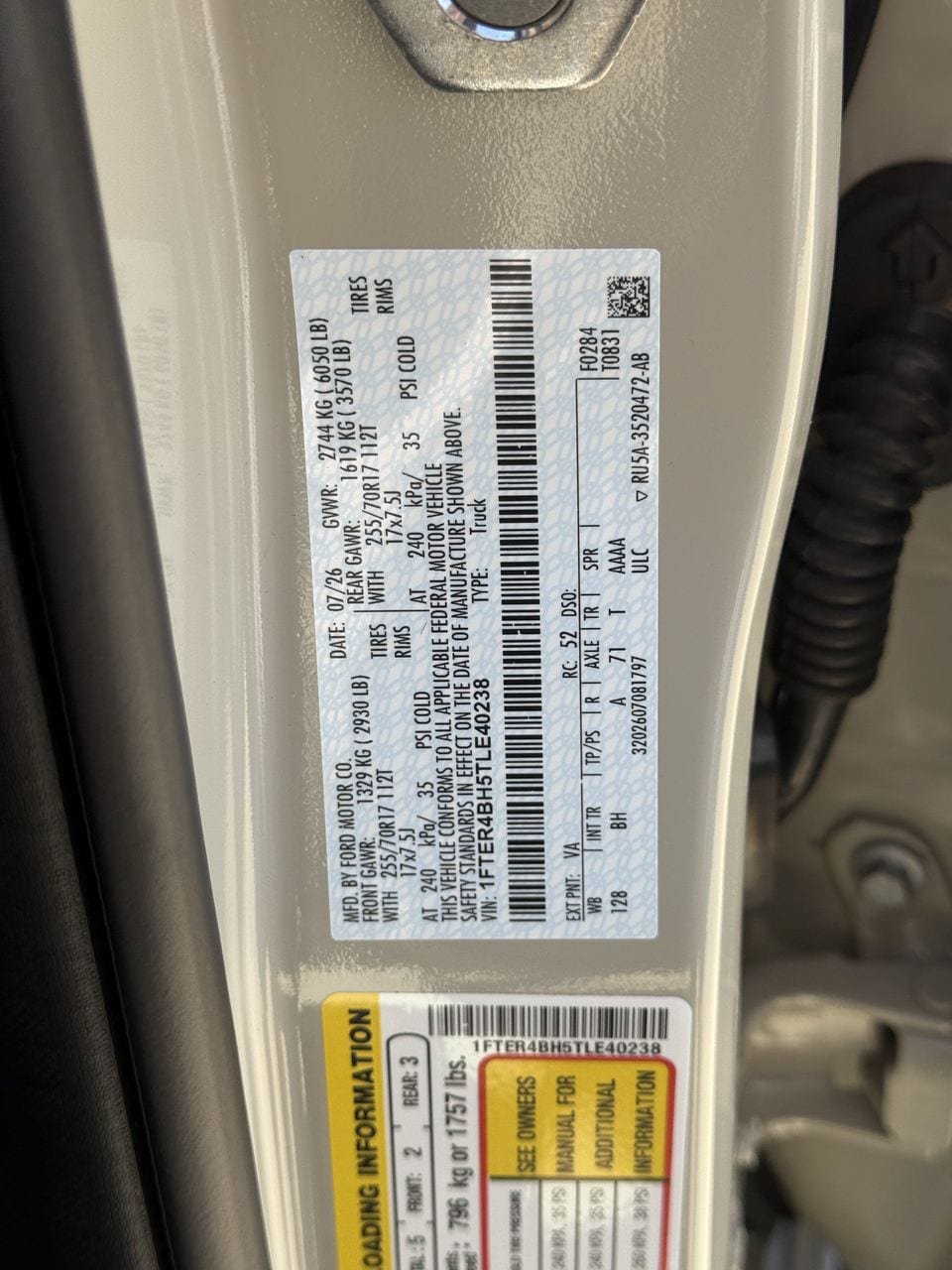 New 2026 Ford Ranger XL RWD image 22