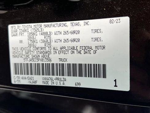 Used 2023 Toyota Tundra Limited image 27