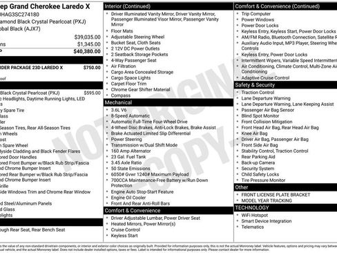 Used 2025 Jeep Grand Cherokee Laredo X image 38