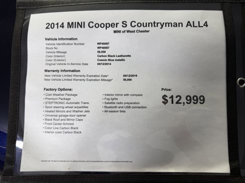 Used 2014 MINI Cooper Countryman S image 19