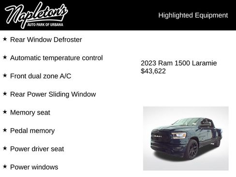 Used 2023 RAM 1500 Laramie AWD/4WD image 8