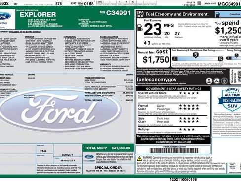 Used 2021 Ford Explorer XLT w/ Equipment Group 202A image 7