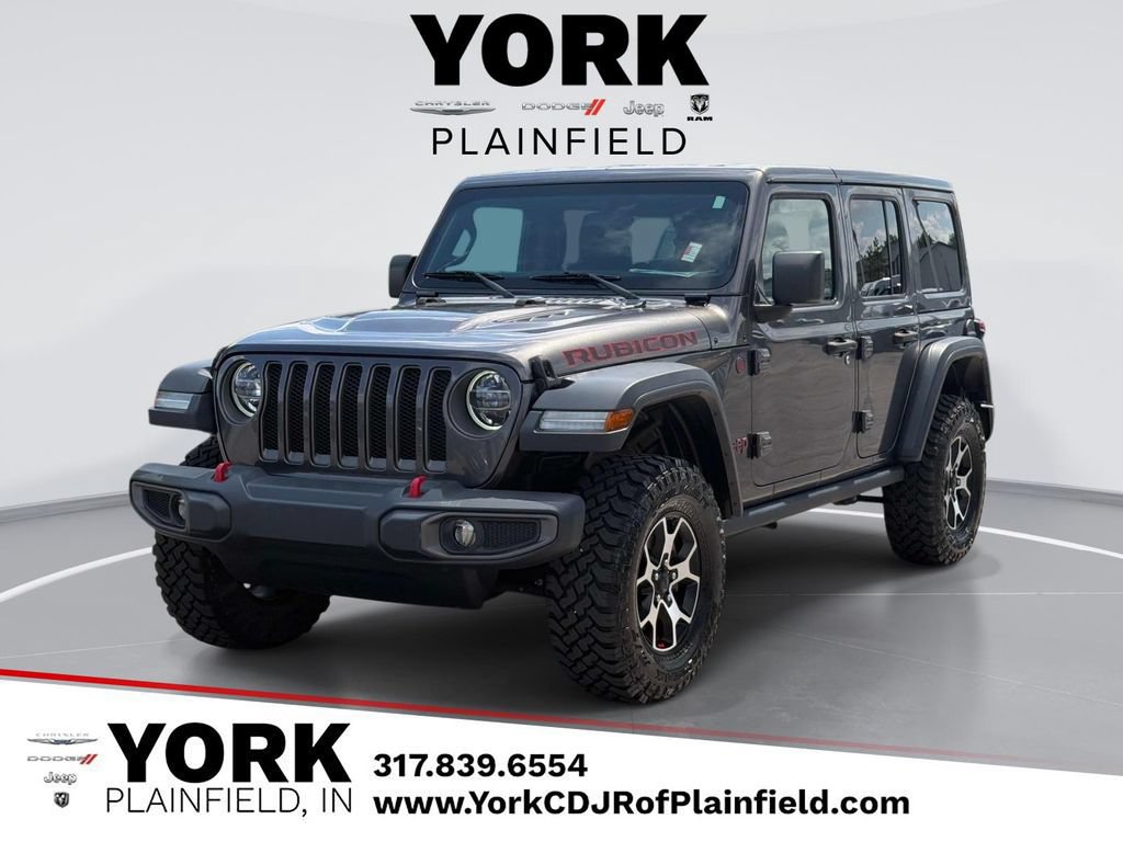 Used 2020 Jeep Wrangler Unlimited Rubicon w/ LED Lighting Group AWD/4WD image 1