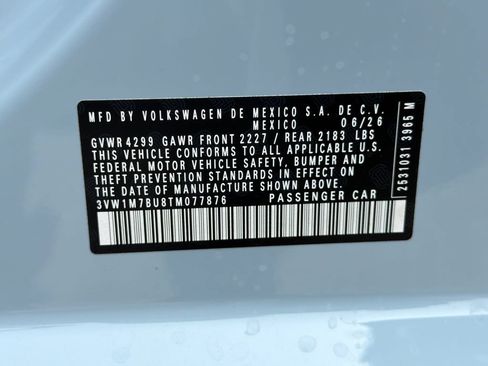 New 2026 Volkswagen Jetta GLI Autobahn FWD image 32