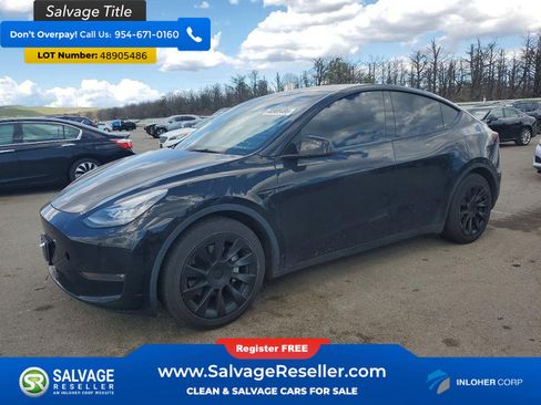 Used 2021 Tesla Model Y Long Range AWD/4WD image 1
