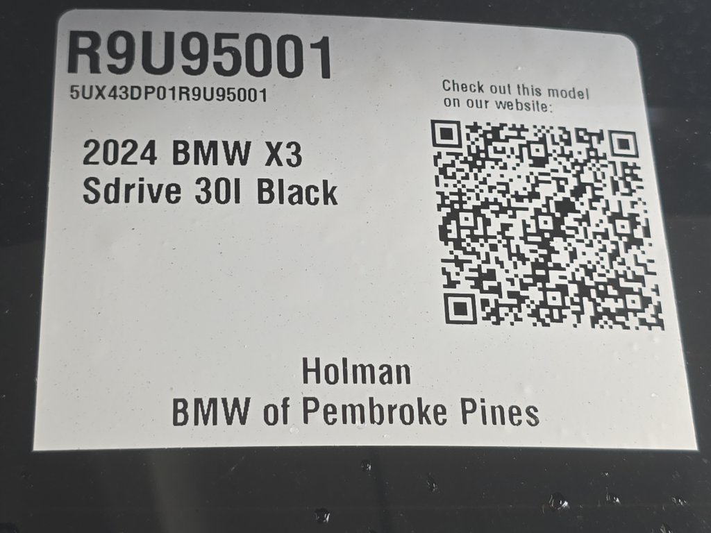 Certified 2024 BMW X3 sDrive30i w/ Premium Package RWD image 25