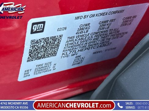 Used 2026 Chevrolet Trax LT w/ Sunroof Package FWD image 40