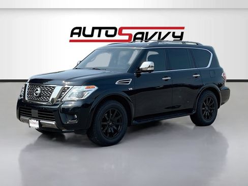 Used 2019 Nissan Armada Platinum w/ Captain's Chairs Package AWD/4WD image 3
