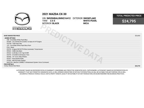 Used 2021 MAZDA CX-30 AWD 2.5 S image 2
