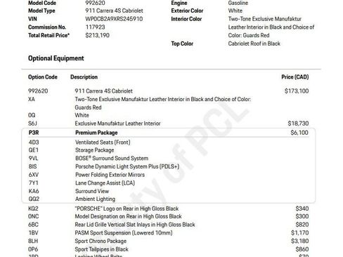 Certified 2024 Porsche 911 Carrera 4S w/ Premium Package image 6