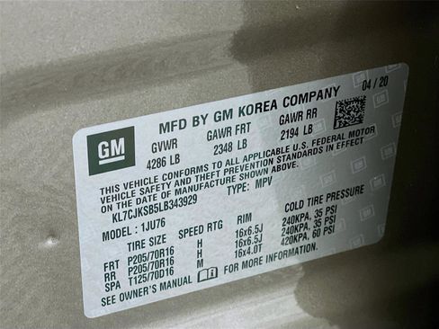 Used 2020 Chevrolet Trax LS w/ Tint and Cruise Package image 32