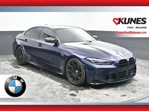Used 2022 BMW M3 Competition w/ M Carbon Exterior Package AWD/4WD image 1