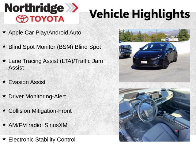Used 2025 Toyota Prius LE FWD image 2