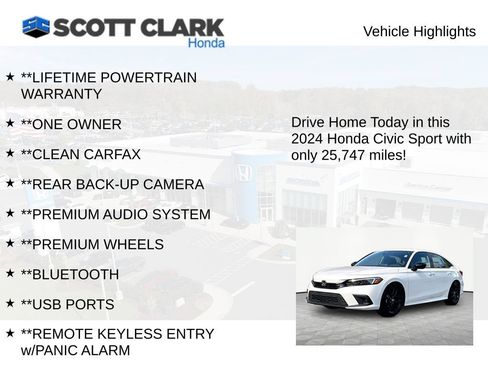 Used 2024 Honda Civic Sport image 11