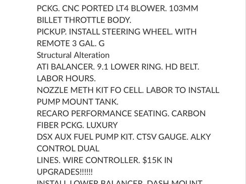 Used 2019 Cadillac CTS V w/ Carbon Fiber Package RWD image 6