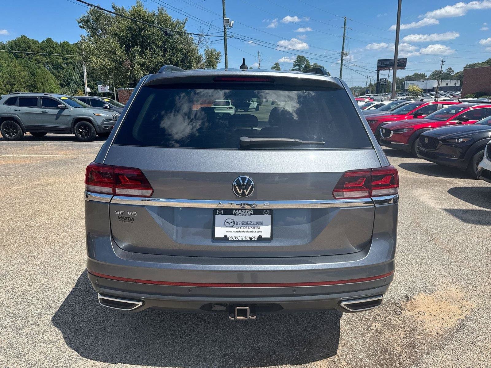 Used 2021 Volkswagen Atlas SE w/ Towing Package FWD image 24