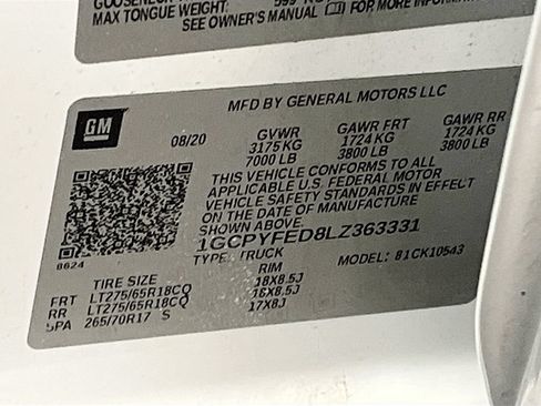 Used 2020 Chevrolet Silverado 1500 LT Trail Boss AWD/4WD image 32