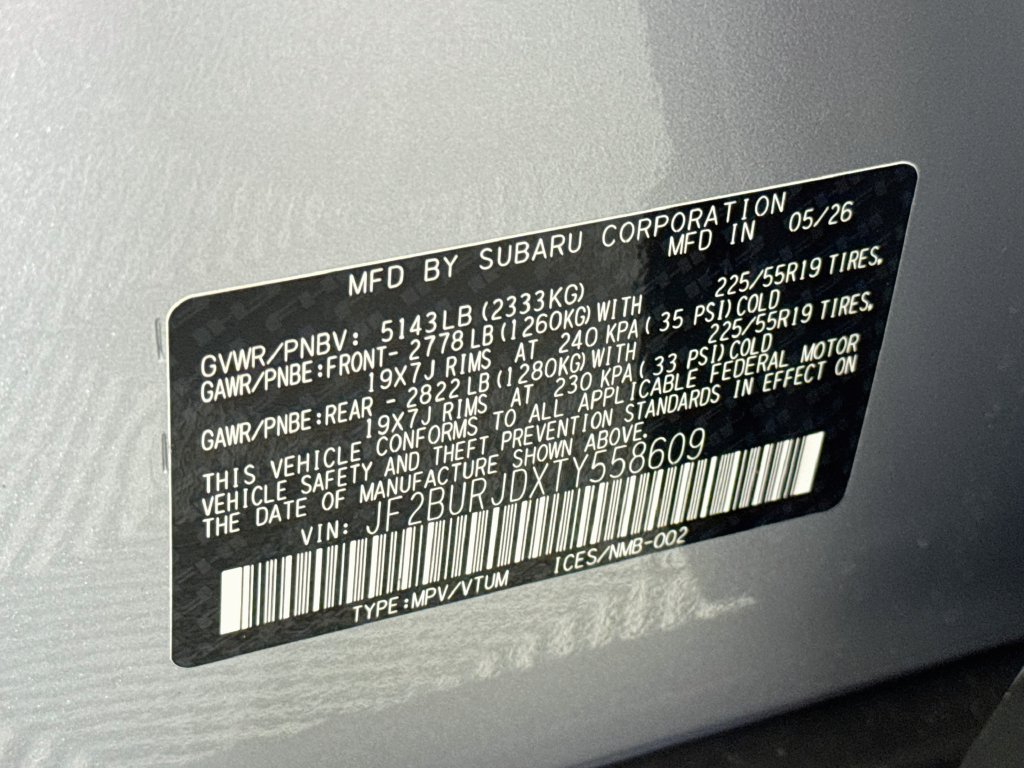 New 2026 Subaru Outback Touring XT AWD/4WD image 34
