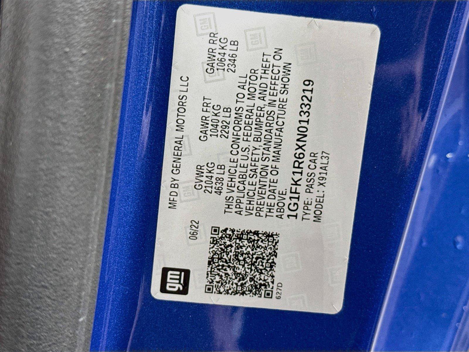 Used 2022 Chevrolet Camaro ZL1 RWD image 37