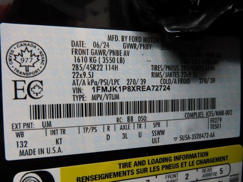 Used 2024 Ford Expedition Max King Ranch image 76