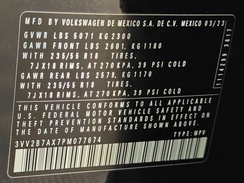 Used 2023 Volkswagen Tiguan SE image 54