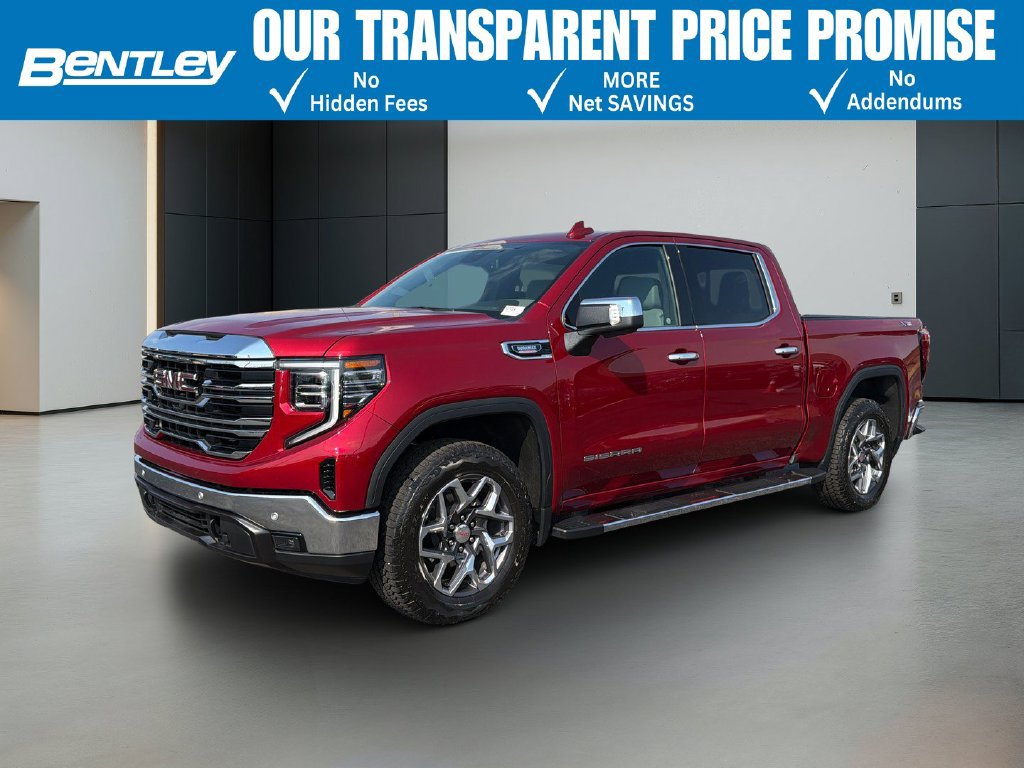 Certified 2025 GMC Sierra 1500 SLT w/ SLT Premium Plus Package AWD/4WD 360° Tour