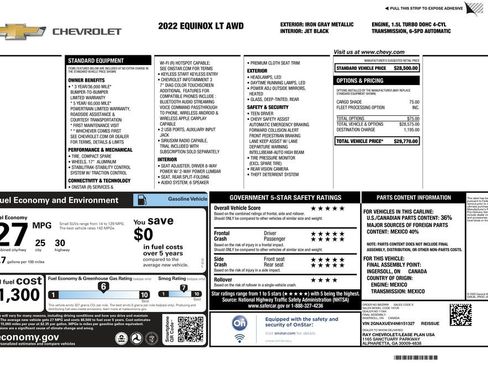 Used 2022 Chevrolet Equinox LT image 3