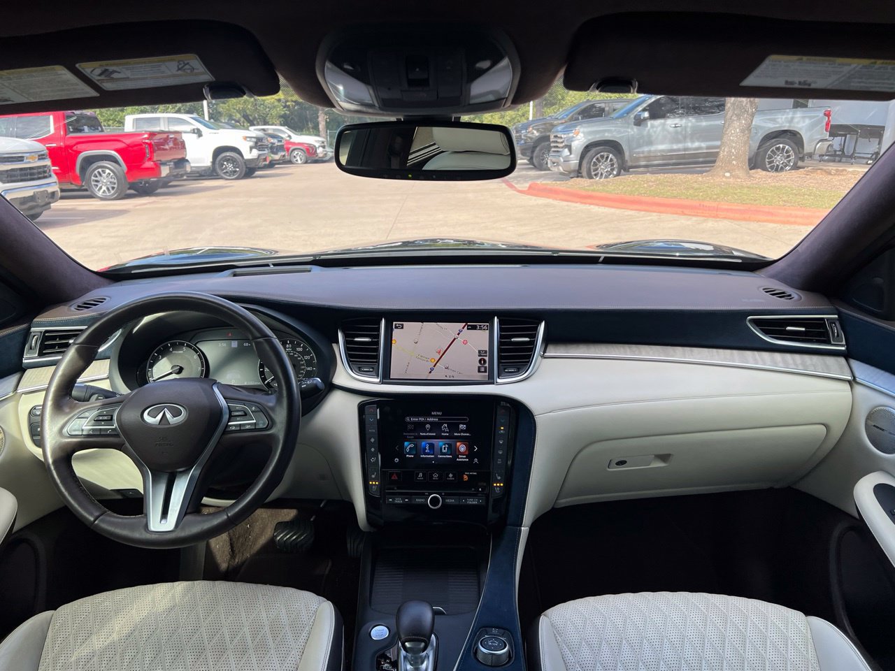 Used 2021 INFINITI QX50 Autograph w/ Premium White Leather Package FWD image 13