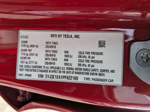 Used 2023 Tesla Model 3 Standard Range RWD image 36