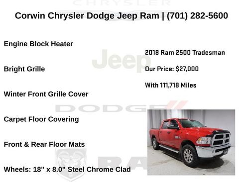 Used 2018 RAM 2500 Tradesman w/ Chrome Appearance Group image 25