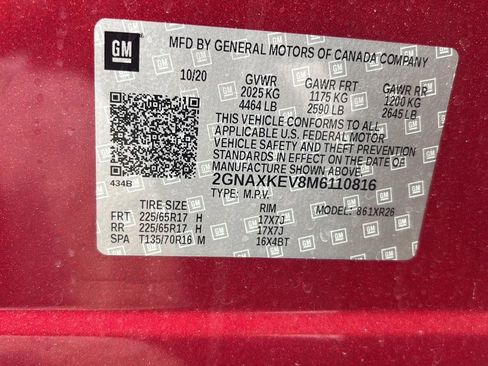 Used 2021 Chevrolet Equinox LT image 73