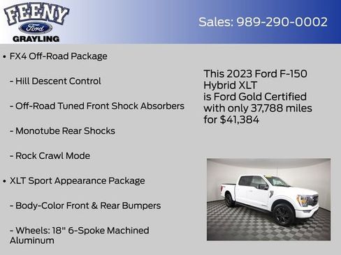 Used 2023 Ford F150 XLT w/ Equipment Group 302A High image 22