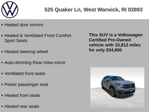 Certified 2023 Volkswagen Atlas Cross Sport SEL Premium R-Line AWD/4WD image 19