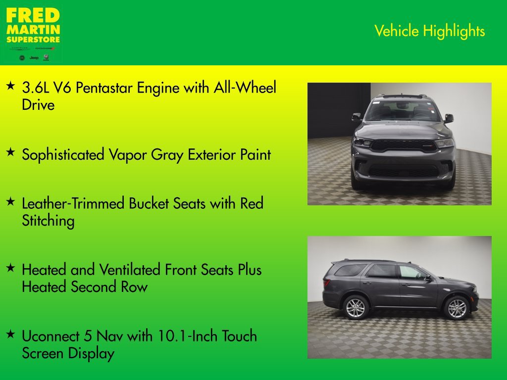 New 2026 Dodge Durango GT AWD/4WD image 15