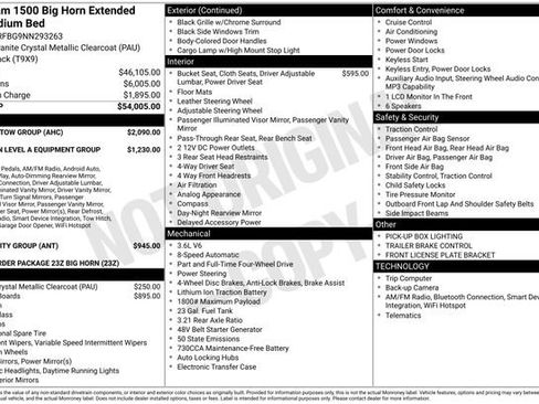 Used 2022 RAM 1500 Big Horn w/ Trailer Tow Group AWD/4WD image 5