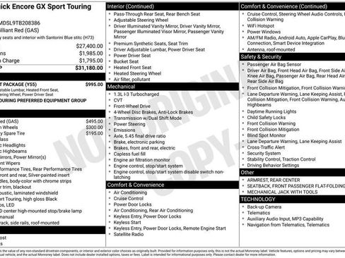 New 2026 Buick Encore GX Sport Touring w/ Comfort Package FWD image 26