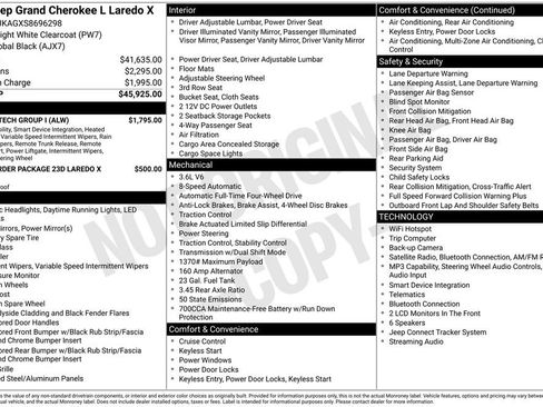 Used 2025 Jeep Grand Cherokee L Laredo w/ Luxury Tech Group I AWD/4WD image 36