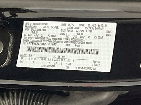 Used 2025 Ford F150 XLT w/ Equipment Group 302A MID AWD/4WD image 33