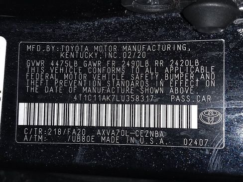 Used 2020 Toyota Camry LE FWD image 33