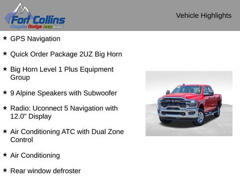 Used 2026 RAM 2500 Big Horn AWD/4WD image 4