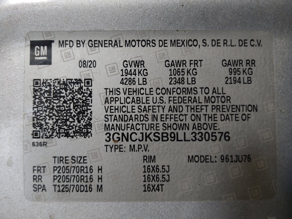 Used 2020 Chevrolet Trax LS w/ Tint and Cruise Package FWD image 33