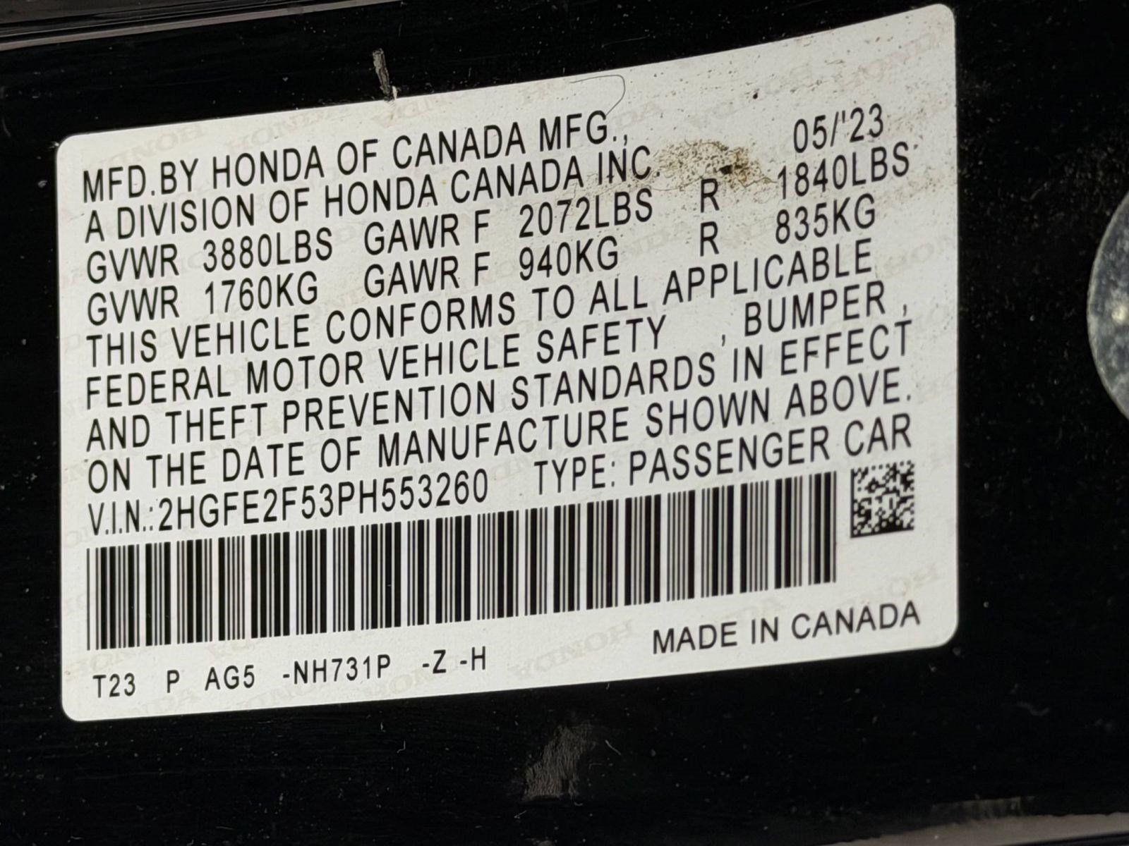 Used 2023 Honda Civic Sport image 25