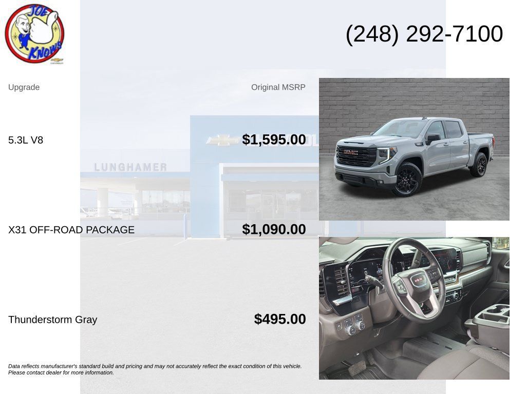 Certified 2024 GMC Sierra 1500 Elevation w/ X31 Off-Road Package AWD/4WD image 5