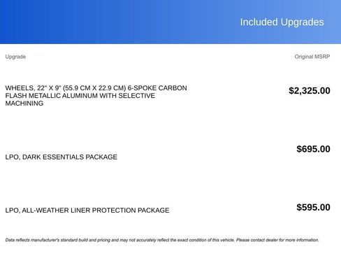 New 2026 Chevrolet Tahoe LS w/ LPO, Dark Essentials Package image 15