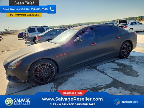 Used 2017 Maserati Quattroporte S GranLusso RWD image 1