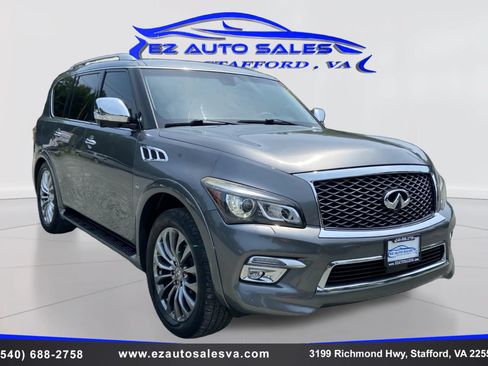 Used 2016 INFINITI QX80 4WD w/ Deluxe Technology Package image 3