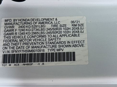 Used 2021 Honda Passport EX-L image 37