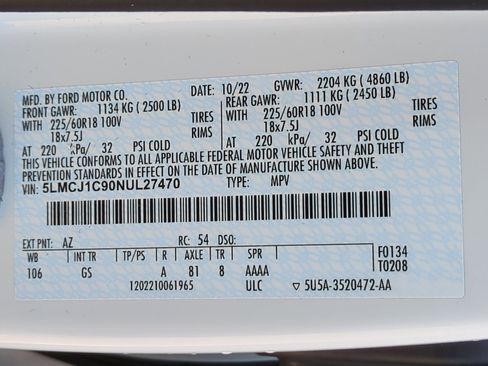 Used 2022 Lincoln Corsair FWD w/ Equipment Group 101A image 34